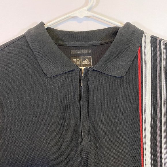 Adidas ClimaCool Striped Golf Polo Shirt - Picture 3 of 10